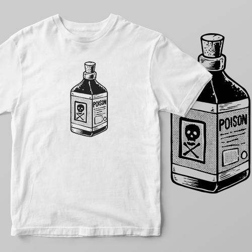 Poison Bottle Mockup