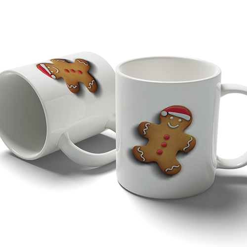 Gingerbread Button Mug