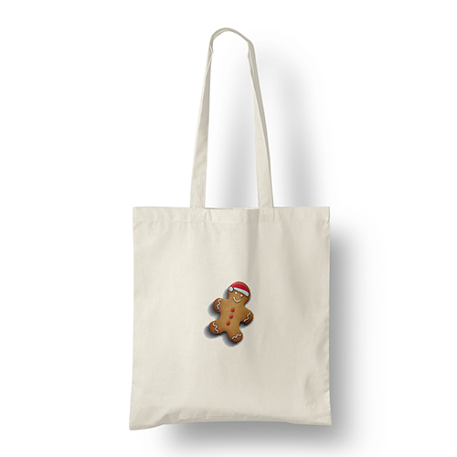 Gingerbread Button Tote