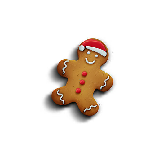 Gingerbread Button