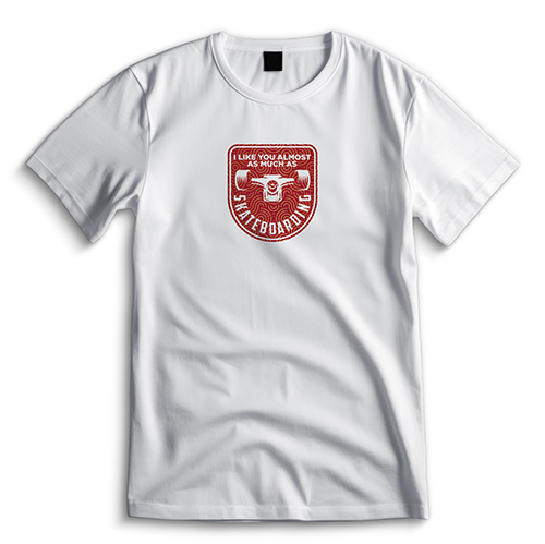 Skateboard Liking T-shirt