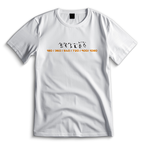 Skateboard Numbers T-shirt